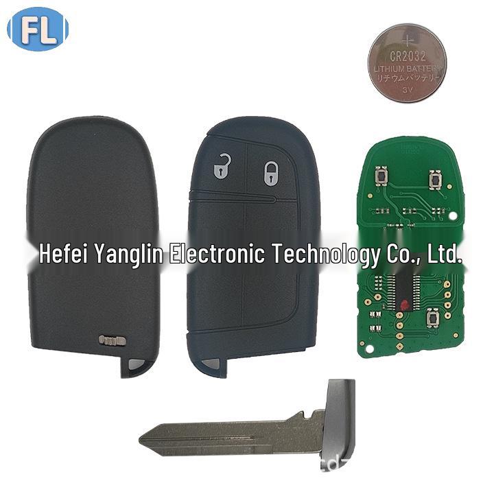 Compatible Fiat 2-Button Smart Key 433MHz 46 Chip