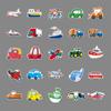 50 Transportation Tools Graffiti Personalized Children's Rewards Guka DIY Mobile Suitcase Stickers Waterproof