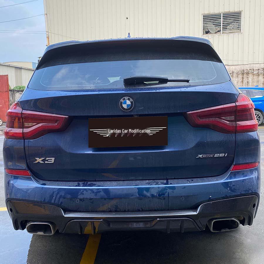BMW X3 G01 M Sport Carbon Fiber Body Kit: Front Lip, Rear Diffuser, Bumper Lip Accessories