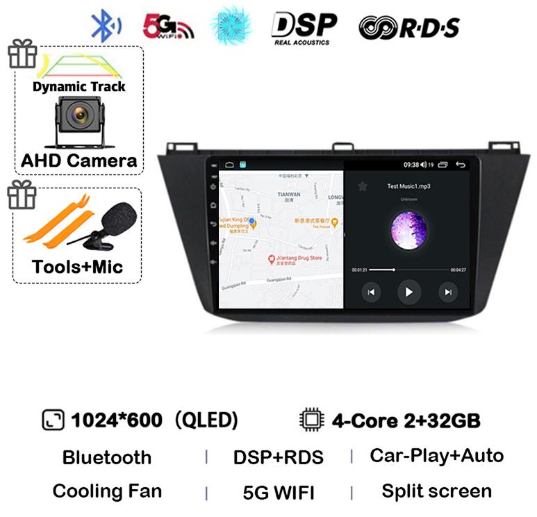 

Android 14 Беспроводной Carplay Auto Для Volkswagen Tiguan 2 Mk 2016 2017 2018 2019 Автомагнитола Стерео Мультимедиа Видео GPS WIFI+4G BT