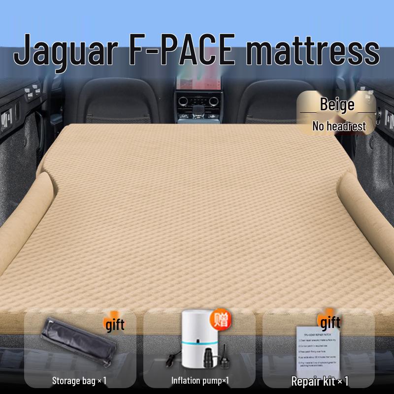 Jaguar F-Pace Inflatable Car Trunk Mattress and Rear Seat Sleeping Pad