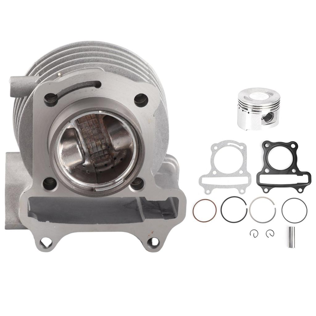 Engine Cylinder Rebuild Kit W Piston Ring Pin Gasket Moped Scooter Fit for GY6 80CC