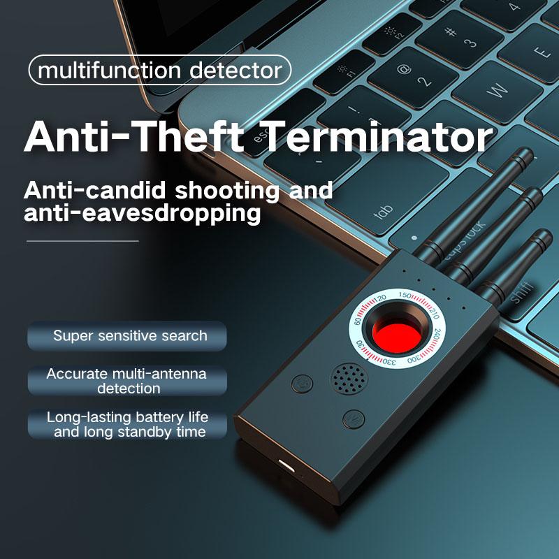 

Защита-защита Анти Кандид Детектор скрытых камер Многофункциональный Автомобильный GPS RF Сигнал Антишпионский Аудиосканер для путешествий Отель чёрный