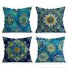 Bohemian Floral Design Pillowcase Printed Polyester 40/45/50cm Throw Pillowcover Decorative Sofa Cushion Pillowslip Home Decor