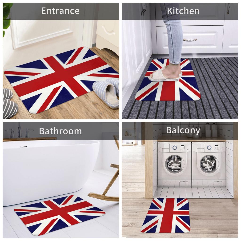 Felpudo Antideslizante Alfombra para Puerta Alfombrilla Alfombra de Baño Cocina Baño 40*60cm