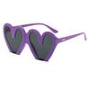 X1222 Unisex Heart-Shaped Trendy Sunglasses