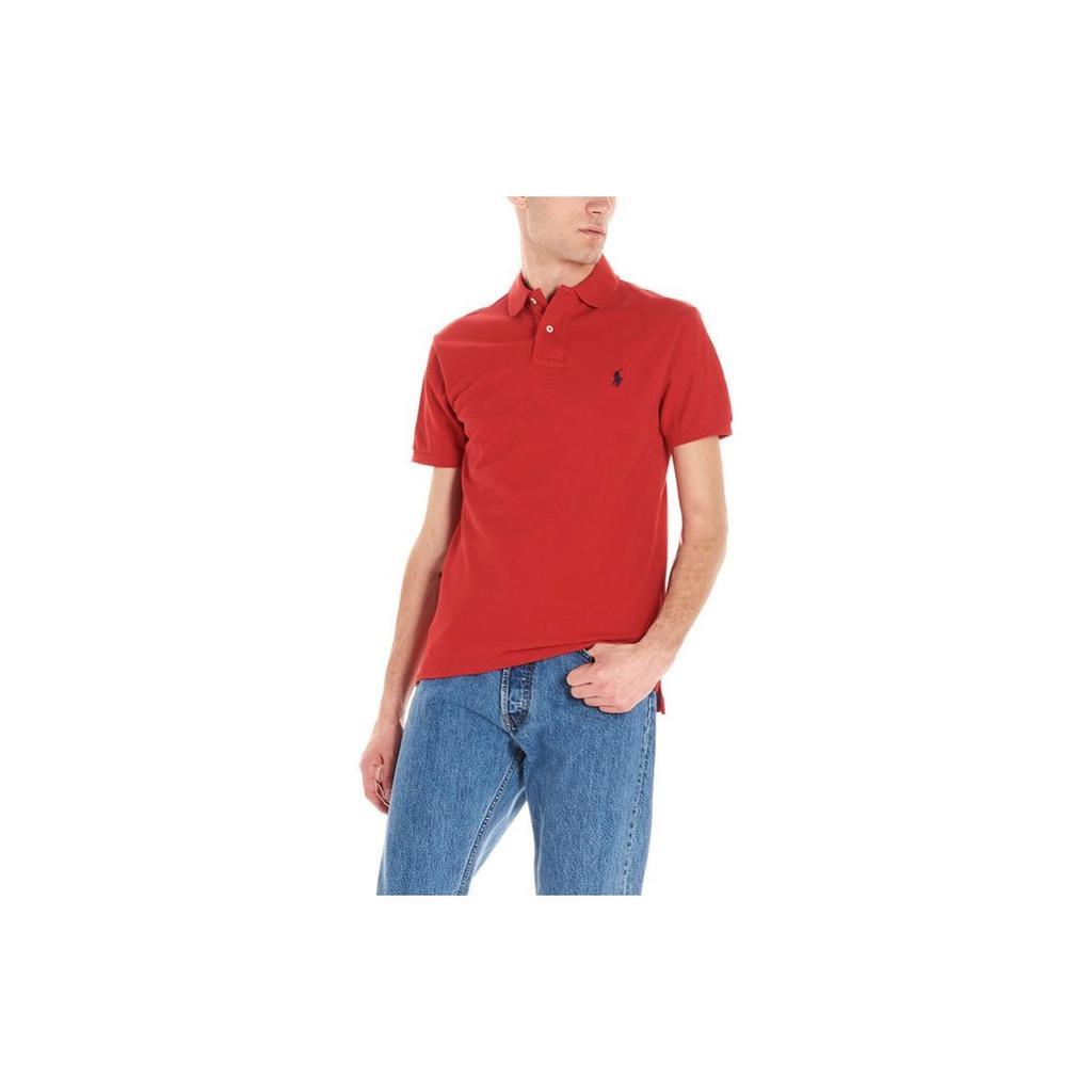 Polo Ralph Lauren Cotton Logo Embroidered Short Sleeve Polo Shirt Men Tops 548797-005