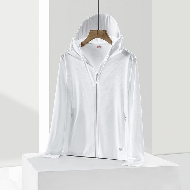 Sunscreen clothes for men and women, light and cool coats in summer, running sports, quick-drying and breathable ice silk skin clothes