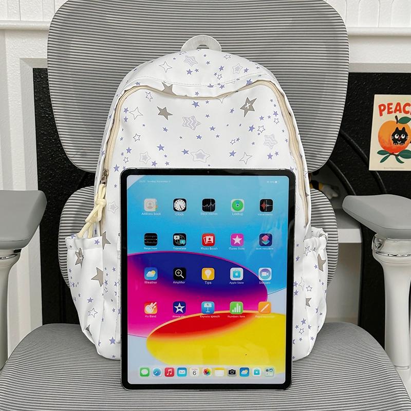 Student Schoolbag Women Star Printed Backpack