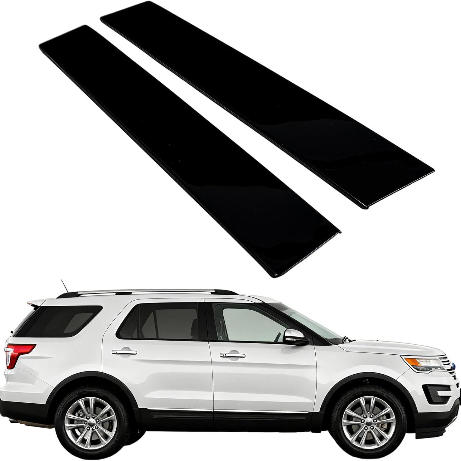 BB5Z-7820555-BB B-Pillar Glass Trim for 2011-2016 Ford Explorer Right side