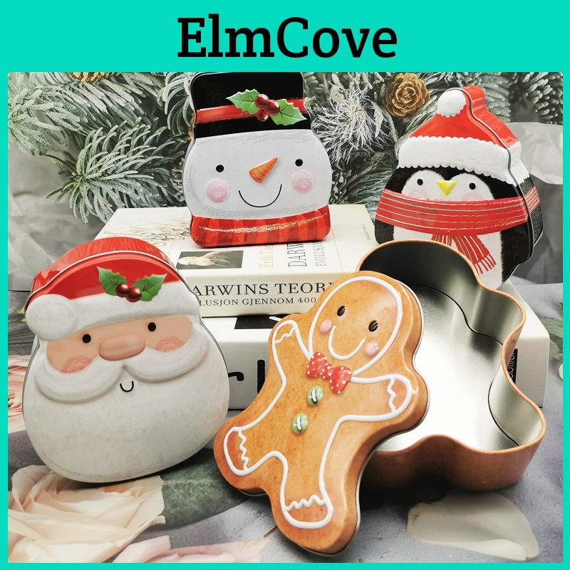 Creative Christmas Cartoon Tin Box For Candy Cookies Gifts Perfect For Children