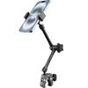 Dosvsi Smartphone Holder for Exercise Microphone Golf and Cup Handlebar Pole Mount with Sturdy and Easy Long Arm Includes Japanese Instruction