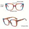 Ladies' Large Frame Square Glasses Suitable for Daily and Formal Occasions Fashionable Unisex Glasses