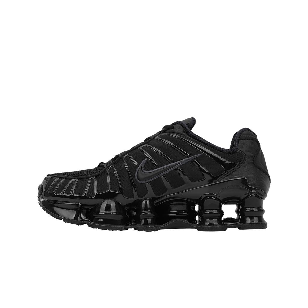 Nike Shox TL Black 2019 Women Sneakers Metallic-Hematite Max-Orange AR3566-002