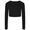 Gym King Womens/Ladies Luxe Scoop Neck Slim Crop T-Shirt