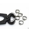 5pc-20pcs Hose Clamps Single Ear Stepless 5.3-60mm 304 Stainless Steel Hose Clamps Cinch Clamp Rings for Sealing Kinds of Hose