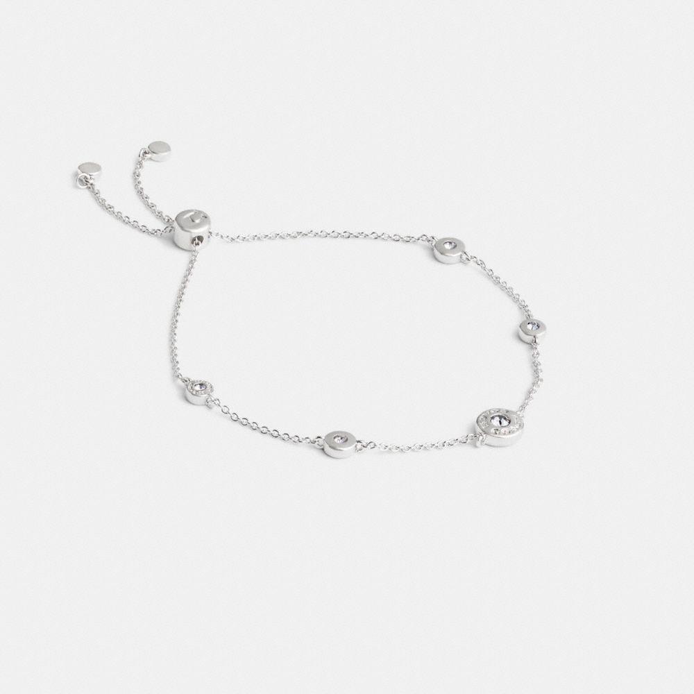 

Coach CV254 SLV Серебряный браслет-слайдер с открытым кругом