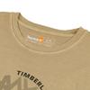 Timberland Logo Print Outdoor Casual Breathable Short Sleeve T-Shirt Men Tops Ginger-Yellow A6BCM-DH4