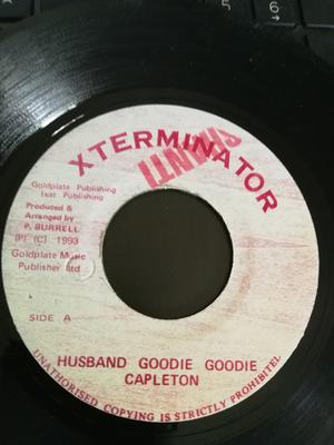 7inch Record CAPLETON - Husband Goodie Goodie None XTerminator 1993 Jamaica Reggae, Ska & Dub Used
