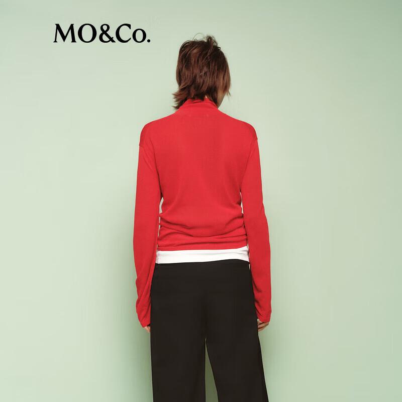 MO&Co. GAUCHERE Kollaboration Leichter Rollkragenpullover