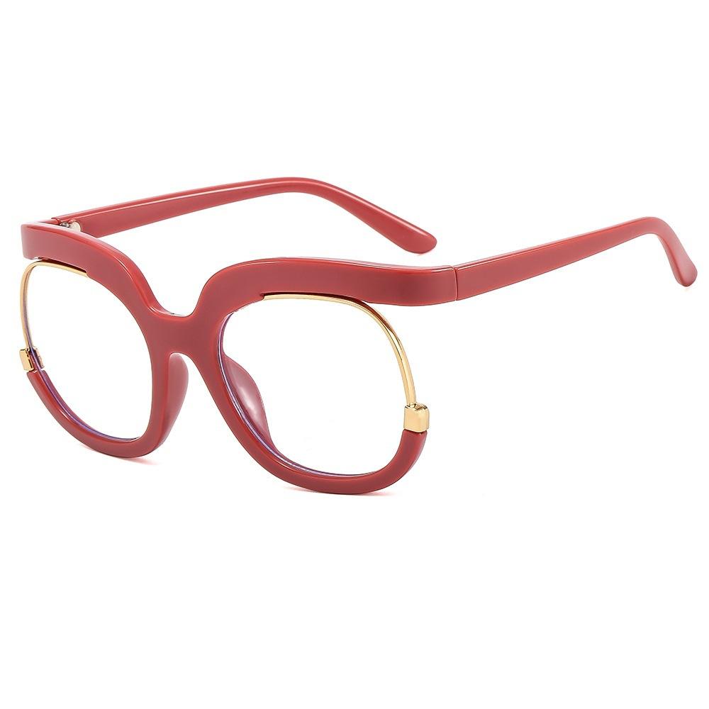 New Yingling Fashion Glasses Trend Owl Lenses Optical Anti-Blue Light Flat Mirrors