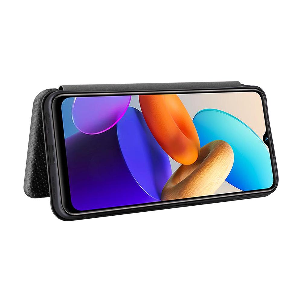 VIVO Y22S/Y35 Carbon Fiber Multi-card Flip Case - Simple, Neutral Design