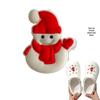 Detachable Christmas Shoe Buckle: PVC Flower Decoration for Hole Shoes