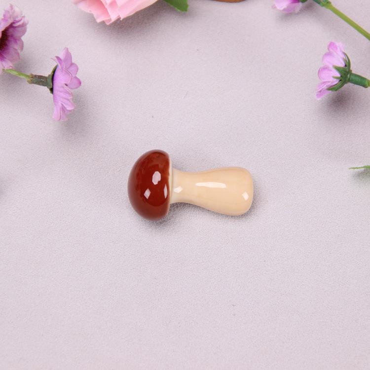 Ceramic Mushroom Chopstick and Pen Holder - Small Handcrafted Ornament