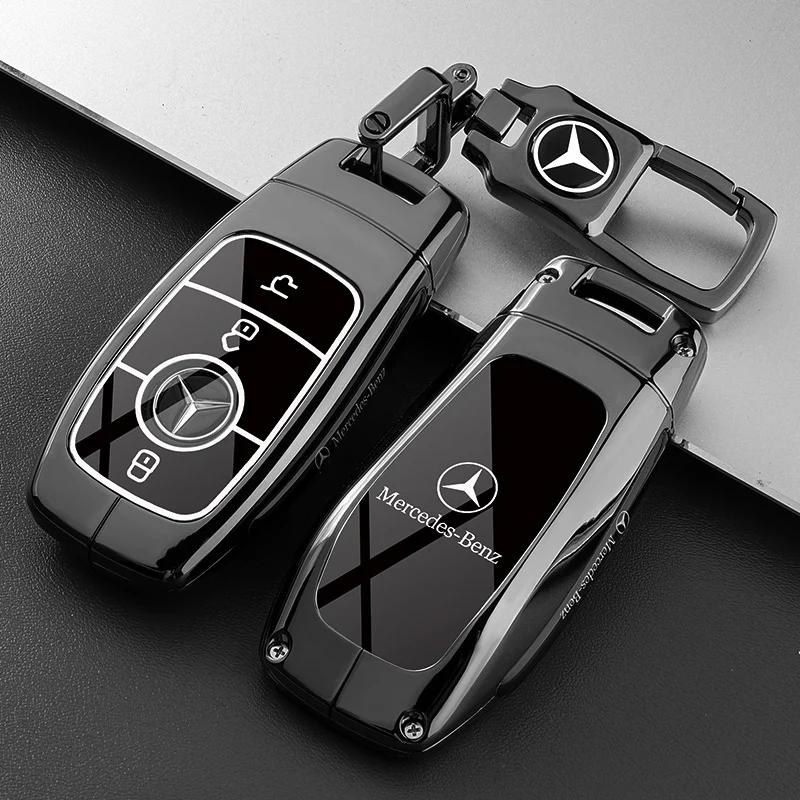 Car Key Case Cover for Mercedes Benz E C S GLC Class E200 E400 E63 W213 S550 S560 C260 A200 Key Shell Protector qq1