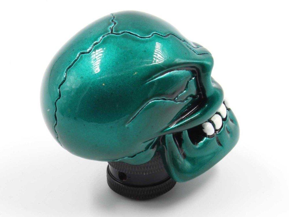 Funky Shift Knob Skull Teal