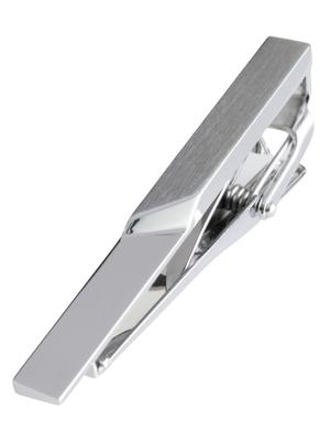 Krawatte im Krokodil-Stil [Tavarat] Pin, Herren, Japan, Messing, geometrisch, (Silber)