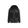 Jackets Men's Black Hooded Moderate Other HR4443