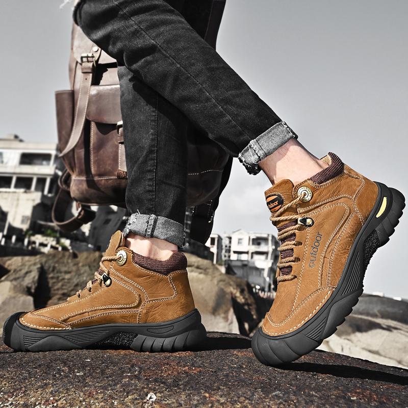 Fashion New High-Quality Men's Outdoor Adventure Hiking Shoe Anti-Slip And Breathable Adventure Shoe Durable And Comfortable Travel Shoe