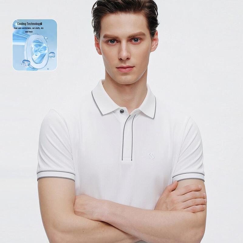 SHANSHAN Men s Cooling Embroidered Polo T-Shirt 3XL