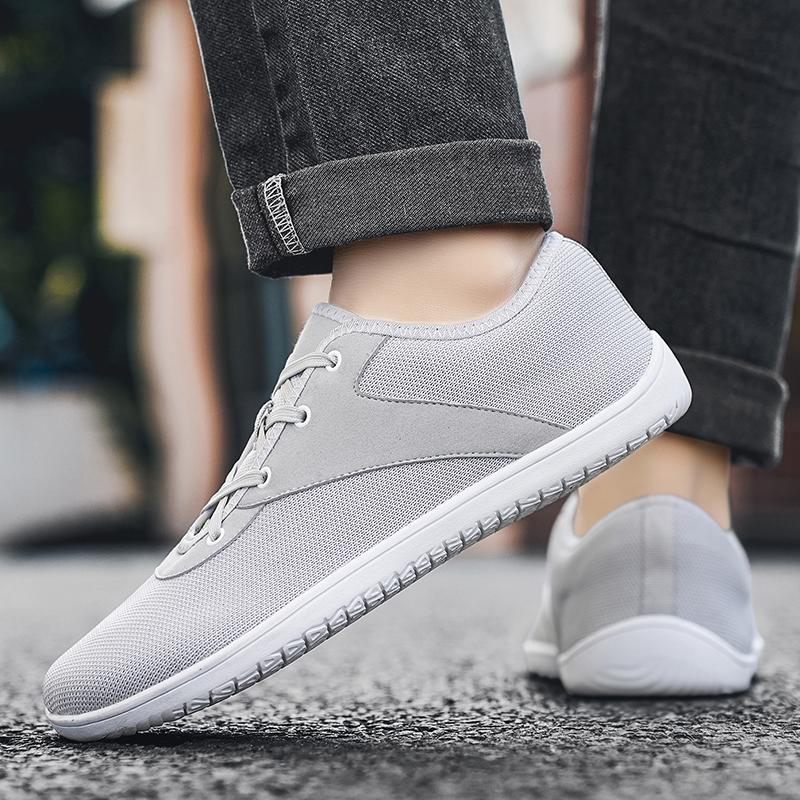 Men Wide Barefoot Shoes For Unisex Trail Running Non-Slip Minimalist Walking Shoes Light Breathable Outdoor Sneakers Plus Size
