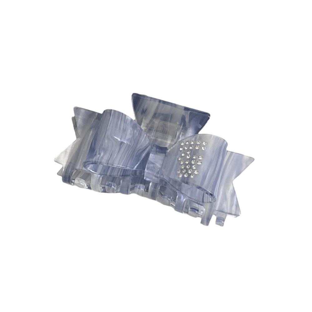 Korean Style Acetate Shark Clip Elegant Small Hair Clip Sweet Bowknot Hair Claw  Girls