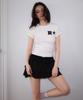 ROSEFRANTZ Cancan Frill Mini Skirt [Black]