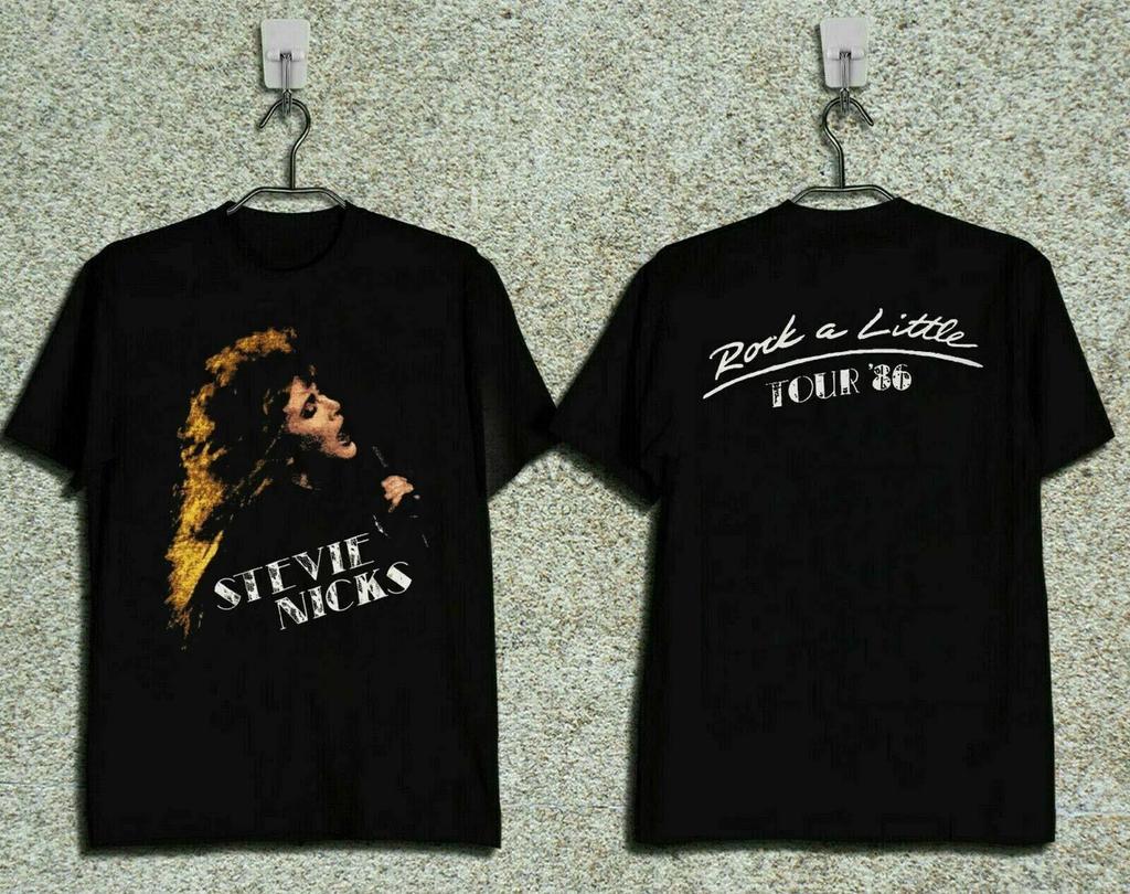 Vintage T-Shirt 1986 für Fan STEVIE NICKS-Doppelseitiges Shirt