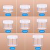 100ml Matte Cream PET Plastic Refill Jar - Transparent Wide Mouth Cosmetic Bottle for Face Cream & Hair Mask
