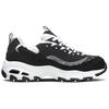 Skechers D'Lites 1.0 Mesh, Textile Classic And Versatile Cushioning Abrasion Resistant Breathable 13090-BKW