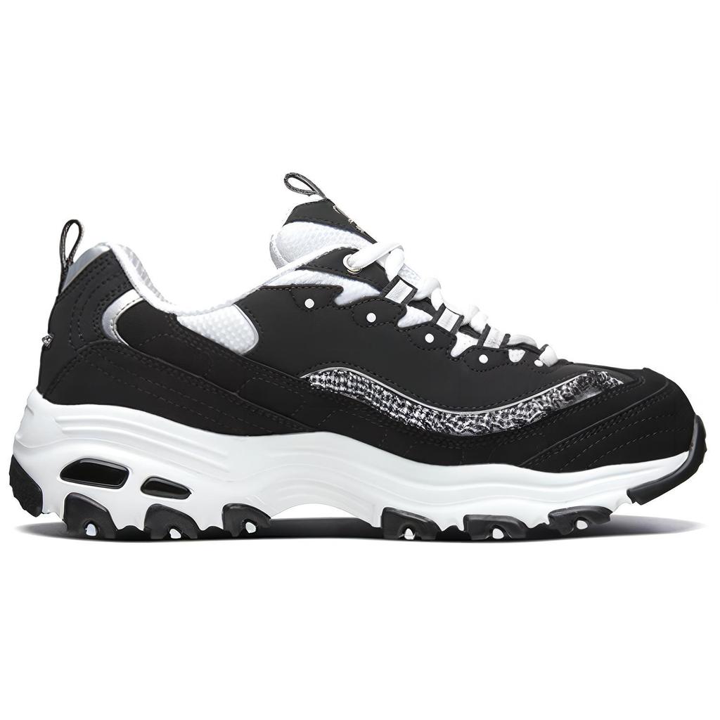 Skechers D'Lites 1.0 Mesh, Textile Classic And Versatile Cushioning Abrasion Resistant Breathable 13090-BKW