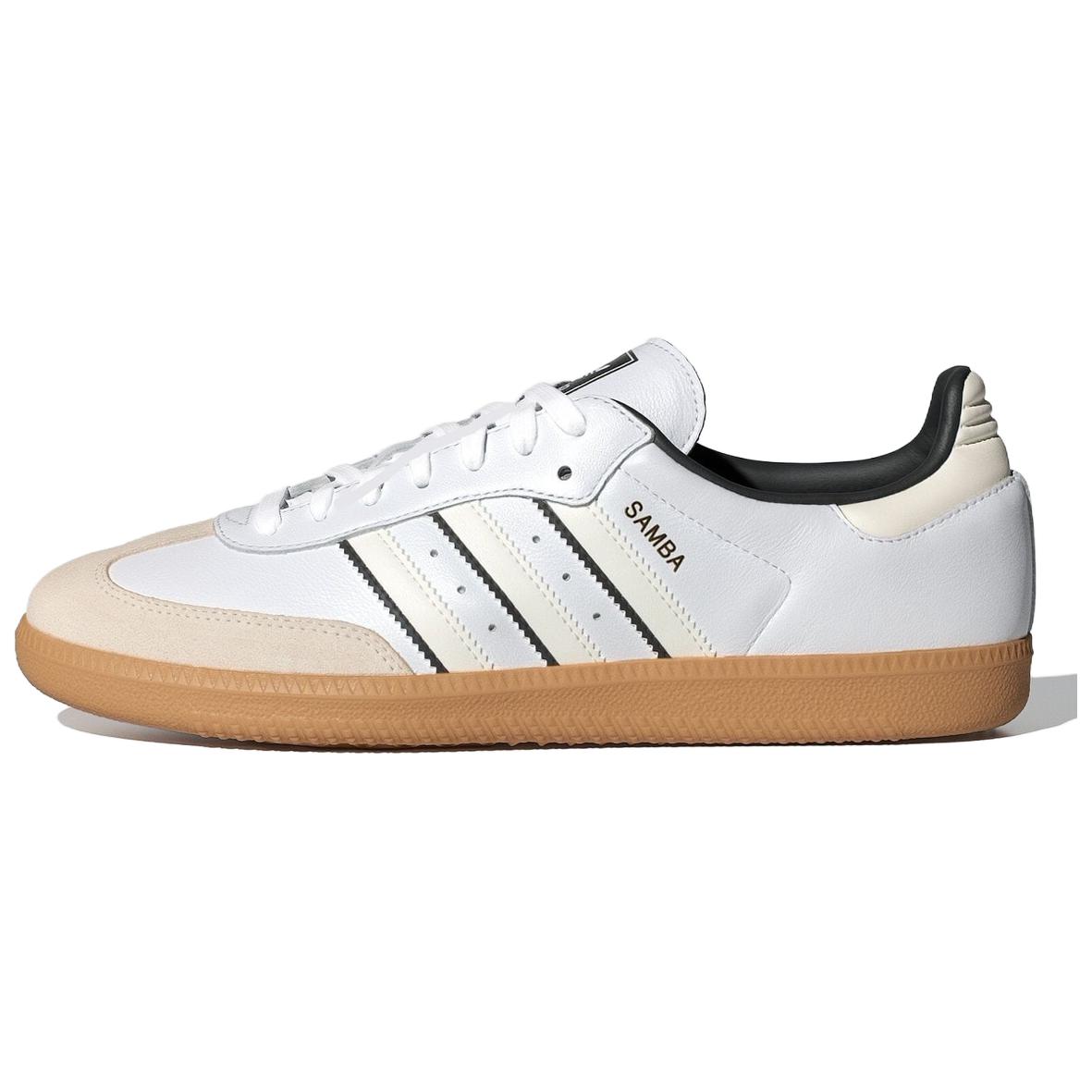 

Новые Adidas Originals Samba Og Молочно-белые Основной черный ID1480 43