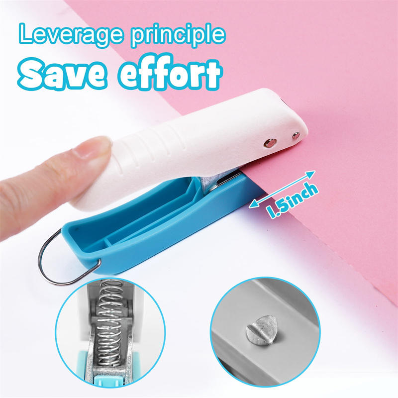 1Pcs Hole Punchers For Crafts Single Hole Punch Shapes Circle Heart Bear With Soft-Handled For Binder Scrapbooking Classroom Card Punching