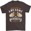 Awesome Teacher Looks Like Teaching Funny Unisexs TShirt 100 Cotton