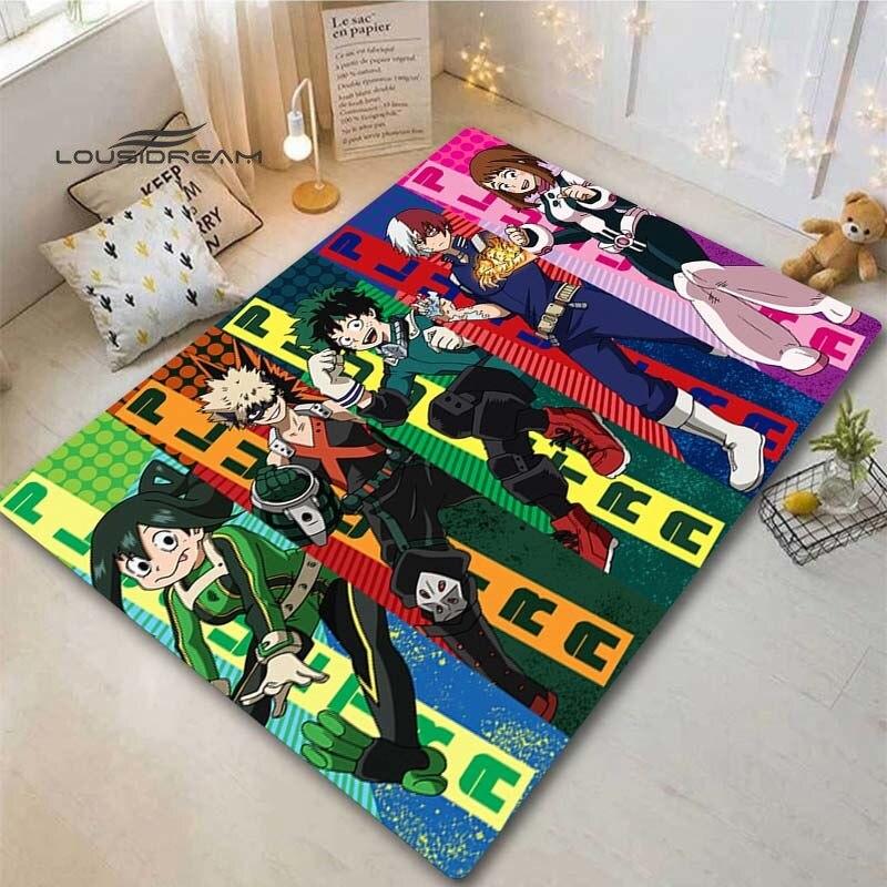 Carpet Living Room My Hero Academia Home Decor Rug Play Mats Decor Bedroom Carpets Child Play Lounge Area Rugs Dining Table Mat