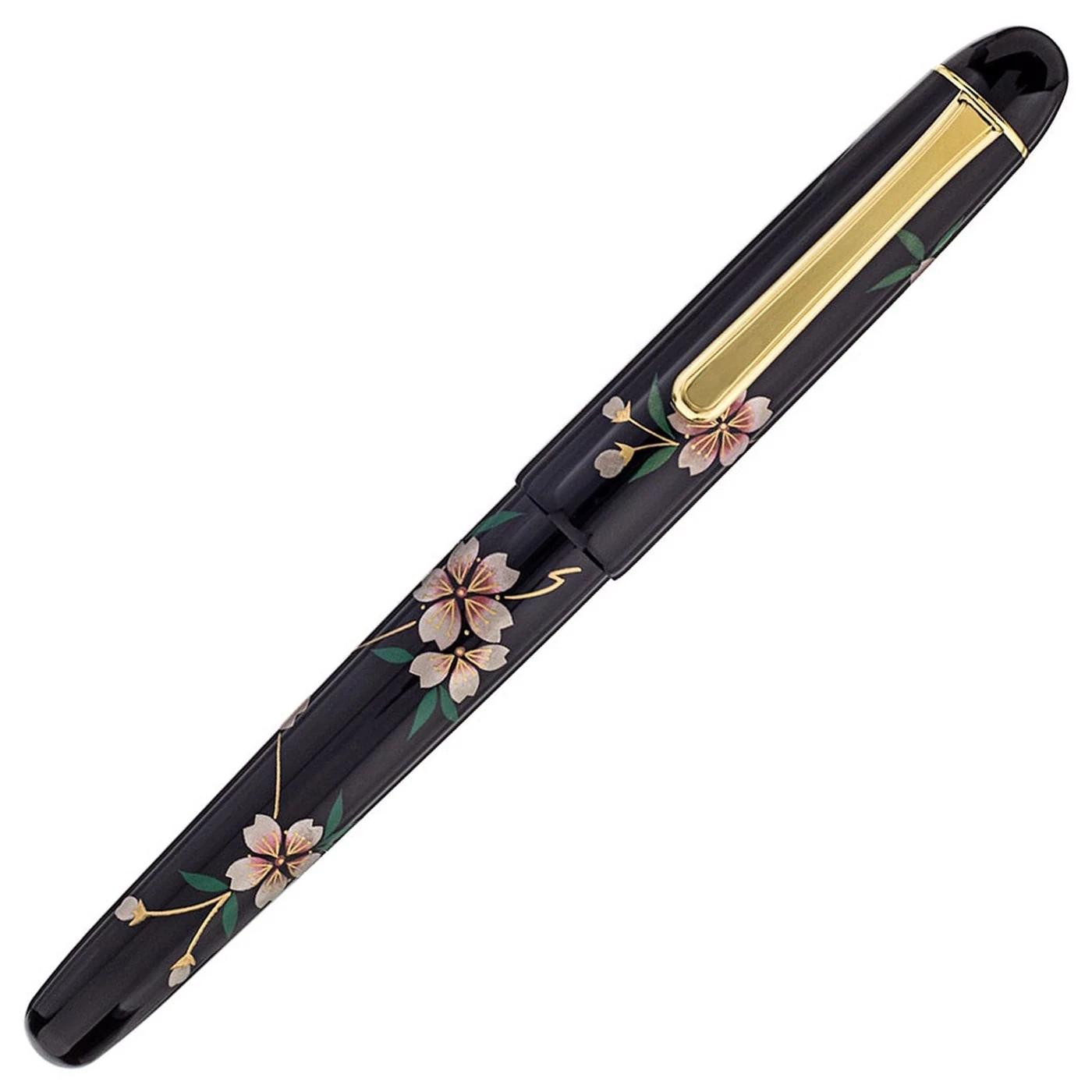 

Platinum #3776 Century Kaga Hira Makie Fountain Pen SAKURA F Nib PNB-30000B#40-2