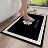 Retro Imitation Cashmere Anti-Slip Door Mat - Dirt-Resistant Carpet for Entrance, Hallway, or Bedroom