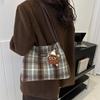 2023 New Style Woolen Street Fashion Tote Bag For Women With Large Capacity