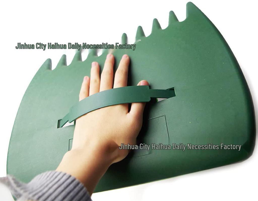 Exclusive Cross-Border Plastic Leaf Rake: Versatile Garden, Lawn, and Horticulture Tool
