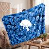 Warm Flannel BlanketCinnamoroll Soft Cozy Throw Blanket for Bedroom Couch